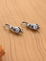 Load image into Gallery viewer, Pearl and Teardrop Stone Earrings