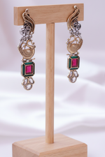 Load image into Gallery viewer, Peacock Heritage Earrings