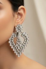 Load image into Gallery viewer, Polki Chandbali Earrings