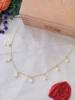 Load image into Gallery viewer, Gold Plated Stone Drop Chain
