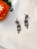 Load image into Gallery viewer, Vintage Owl Drop Earrings