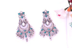 Load image into Gallery viewer, Peacock Charm Silver Earrings