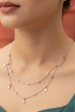 Load image into Gallery viewer, Rose Gold Charm Layered Chain