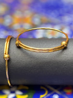 Load image into Gallery viewer, Simple Gold-Finish Adjustable Bangles