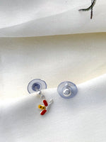 Load image into Gallery viewer, Flutter Charm 925 Silver Butterfly Studs