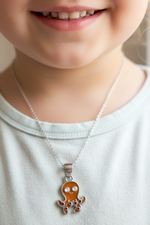 Load image into Gallery viewer, Smiley Octopus Pendant