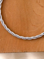Load image into Gallery viewer, Classic Silver Twist Bracelet