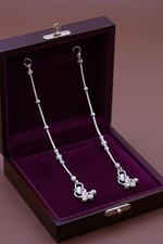 Load image into Gallery viewer, Classic Silver Baby Anklets