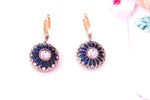 Load image into Gallery viewer, Colorful Enamel Round Drop Earrings