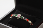 Load image into Gallery viewer, Navaratna Silver Kada