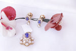 Load image into Gallery viewer, Sapphire Earrings and pendant Set
