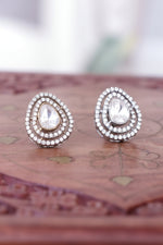 Load image into Gallery viewer, Moissanite Teardrop Studs