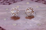 Load image into Gallery viewer, Moissanite Floral Dome Studs