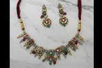Load image into Gallery viewer, Nakshi Temple Necklace Set