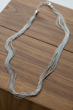 Load image into Gallery viewer, Silver Cascade Chain