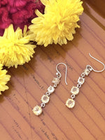 Load image into Gallery viewer, Yellow Stone Dangling Earrings
