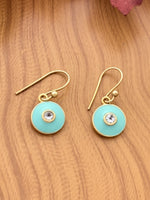 Load image into Gallery viewer, Gold-Plated Enamel Earrings
