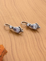 Load image into Gallery viewer, Pearl and Teardrop Stone Earrings
