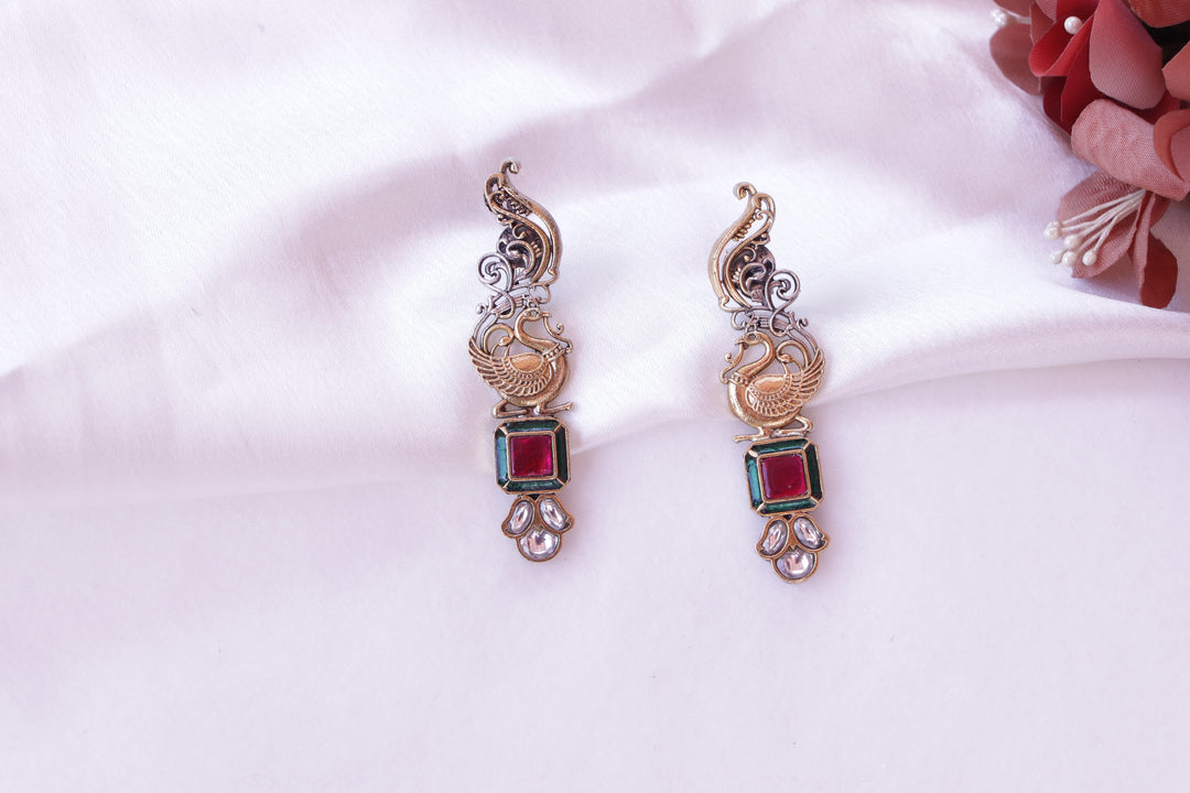 Peacock Heritage Earrings