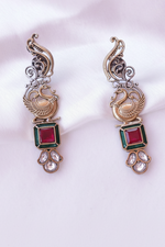 Load image into Gallery viewer, Peacock Heritage Earrings