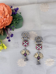 Dangler long earrings