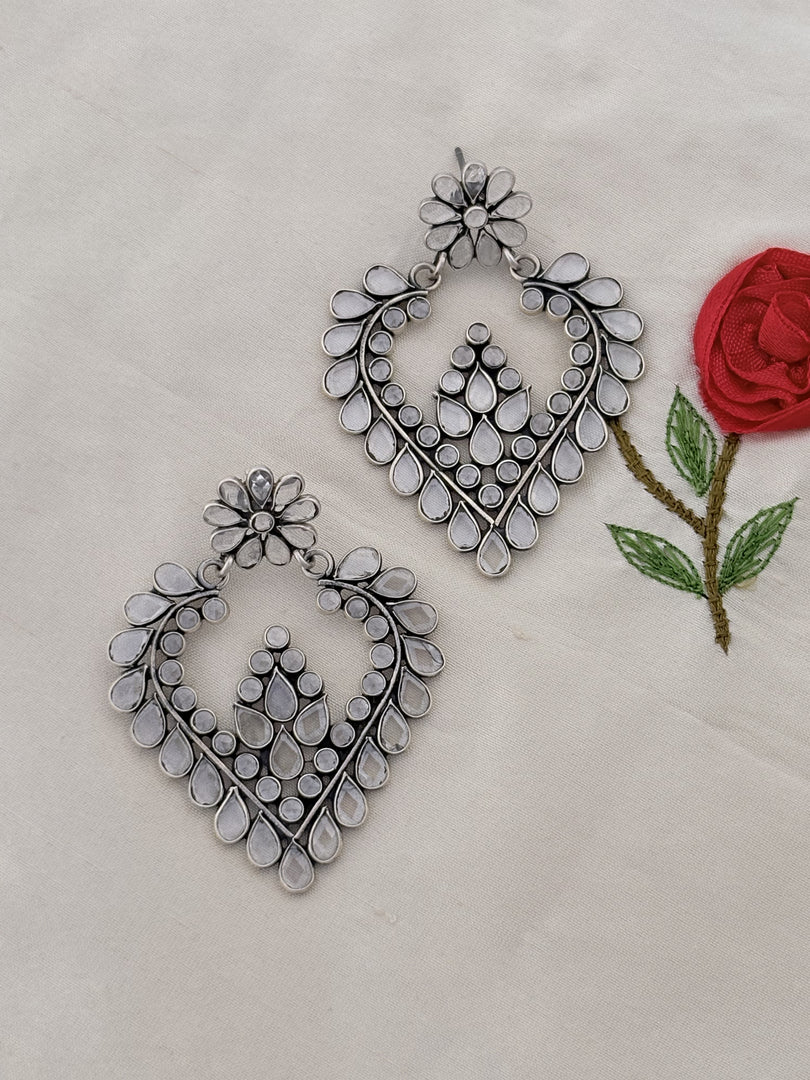 Polki Chandbali Earrings