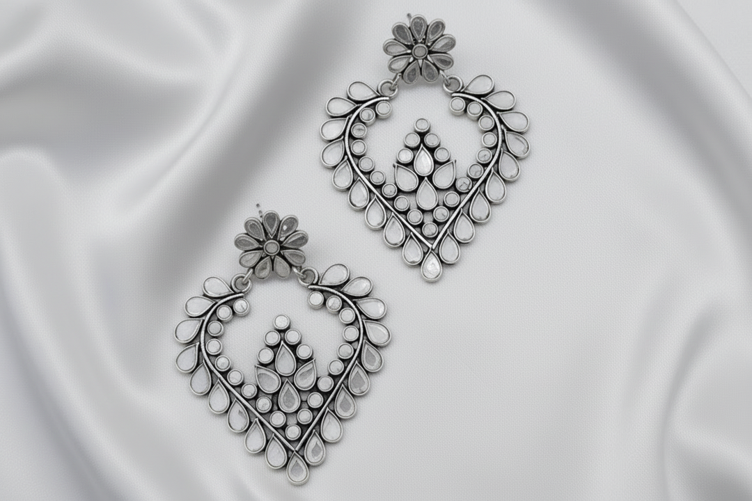 Polki Chandbali Earrings