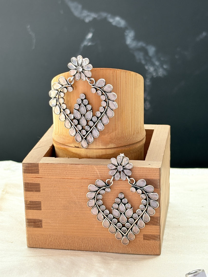 Polki Chandbali Earrings