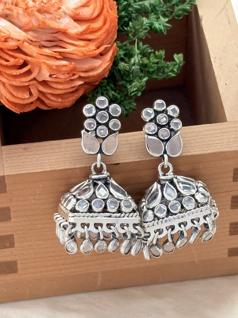 Polki Jhumka Earrings