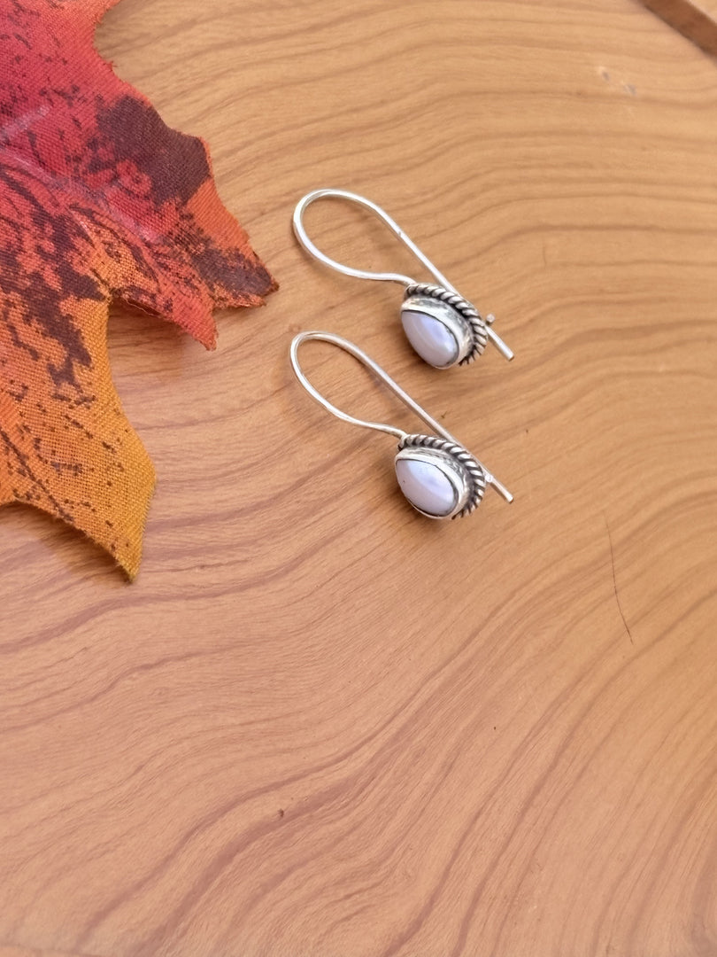 Teardrop Pearl Earrings