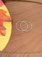 Load image into Gallery viewer, Silver Hoop Earrings
