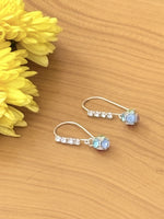 Load image into Gallery viewer, Silver Dangling Earrings with Colorful Beads
