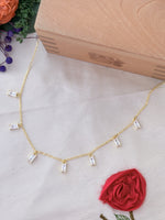 Load image into Gallery viewer, Gold Plated Stone Drop Chain

