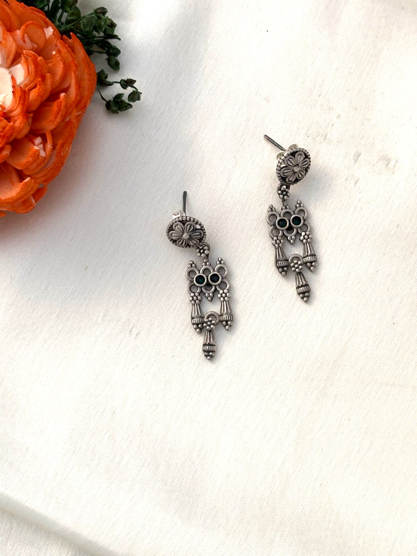 Vintage Owl Drop Earrings