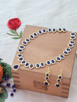 Load image into Gallery viewer, Sapphire Necklace Set
