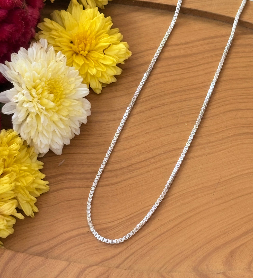 Classic Silver Box Chain