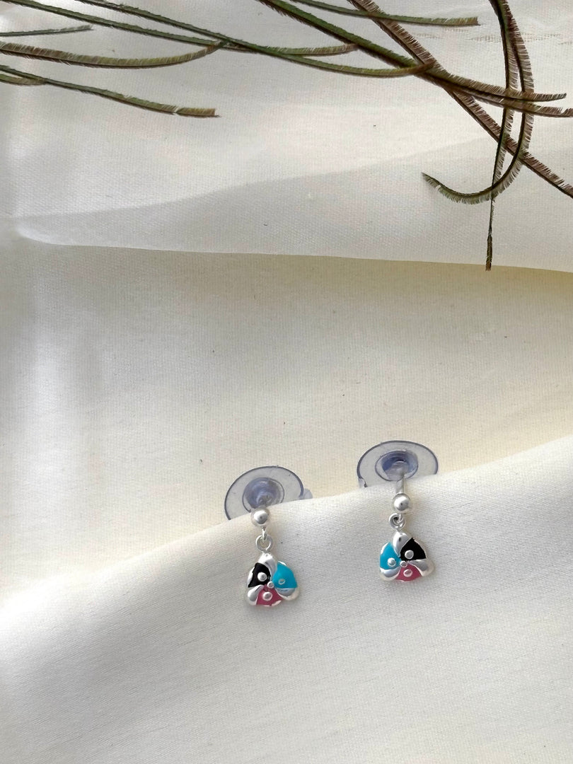 Tricolor Bloom Studs