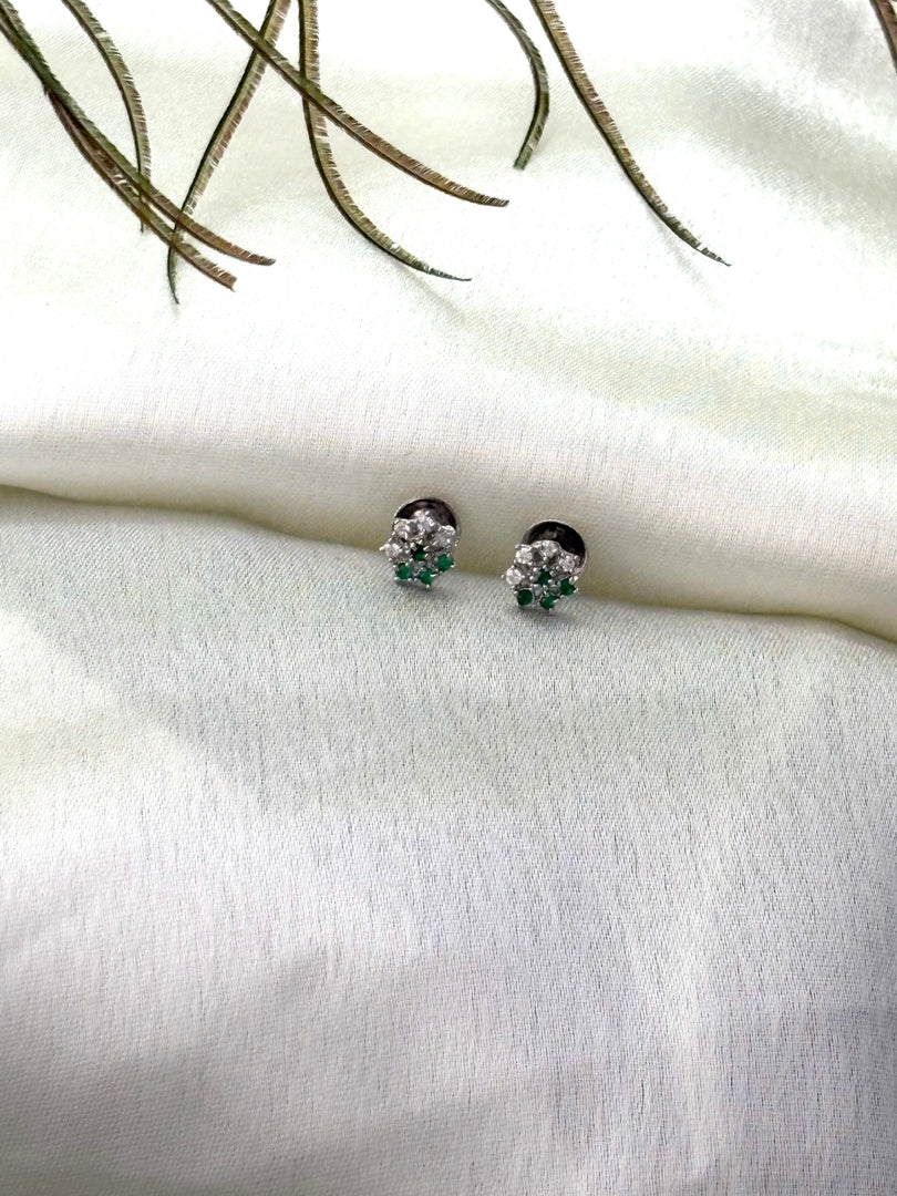 Emerald Bloom Studs
