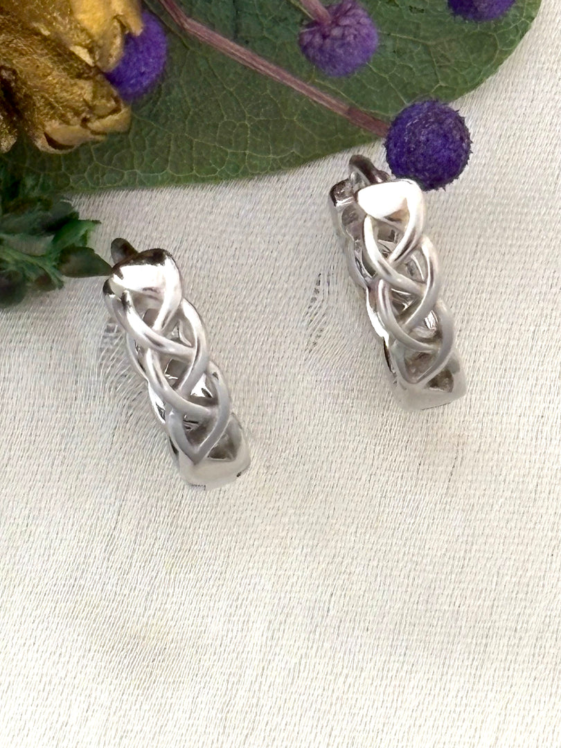 Infinity Twist Hoops