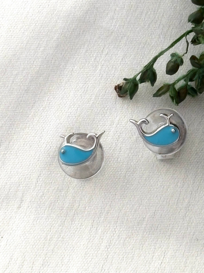 Blue Whale Studs