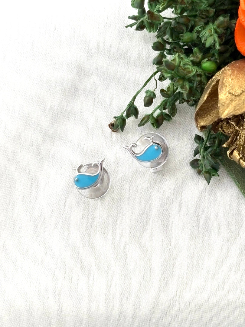 Blue Whale Studs