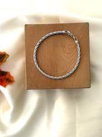 Load image into Gallery viewer, Classic Silver Twist Bracelet