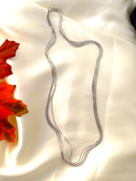 Load image into Gallery viewer, Silver Wave Multi-Strand Necklace