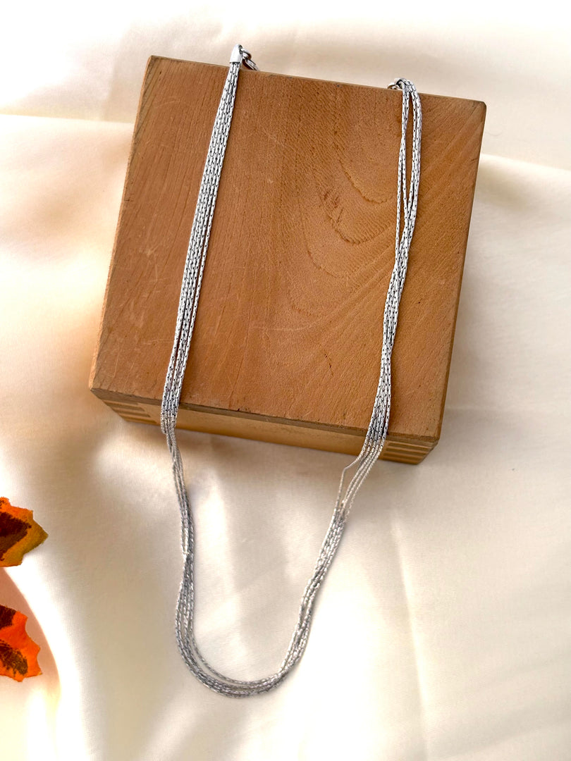 Silver Cascade Chain