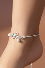Load image into Gallery viewer, Classic Silver Baby Anklets