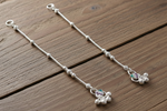 Load image into Gallery viewer, Classic Silver Baby Anklets