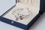 Load image into Gallery viewer, Silver Kids Charm Bangles