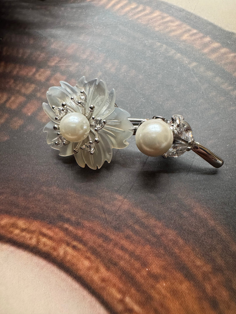 Pearl Petal Bloom Brooch