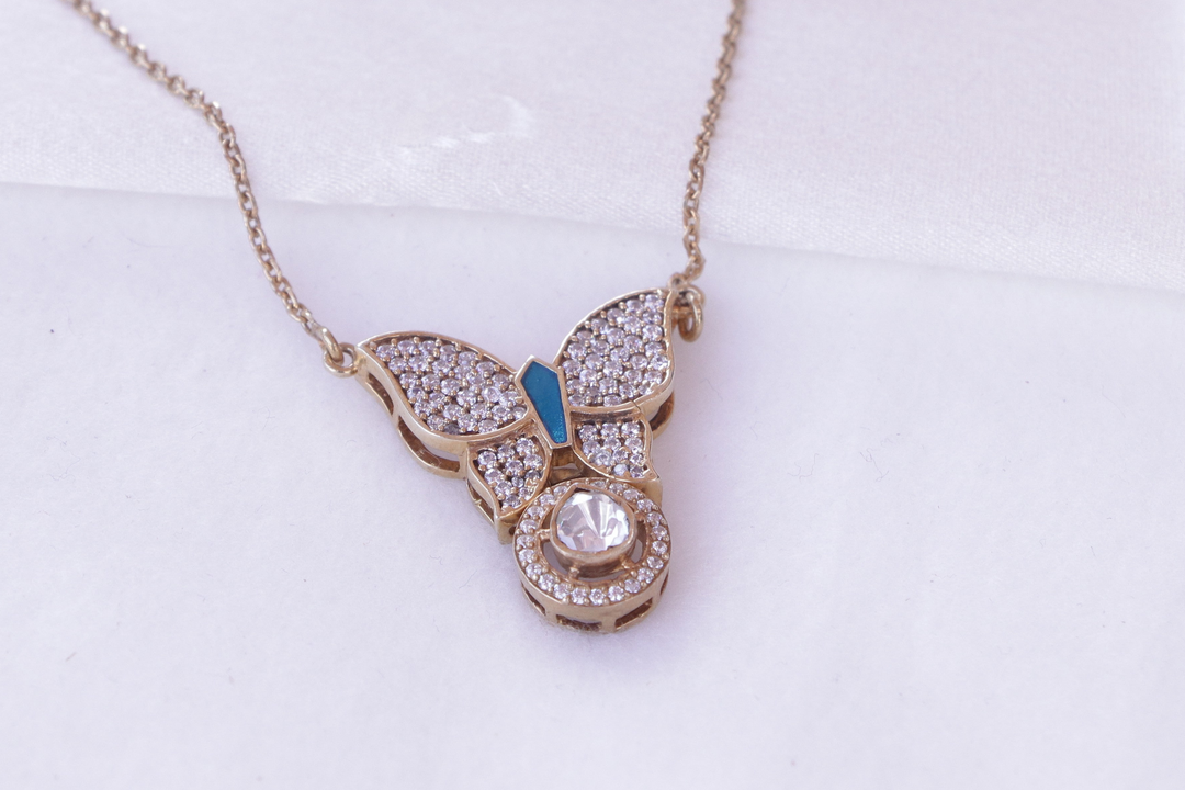 Butterfly Grace Pendant and chain