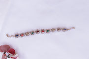 Navaratna Teardrop Bracelet